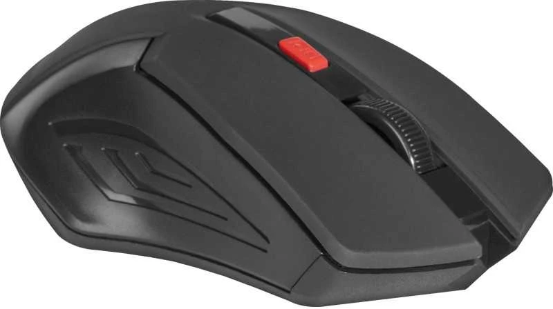 Žaidimų Pelė - Defender Accura MM-275 Optinė 1600DPI Juoda/Raudona