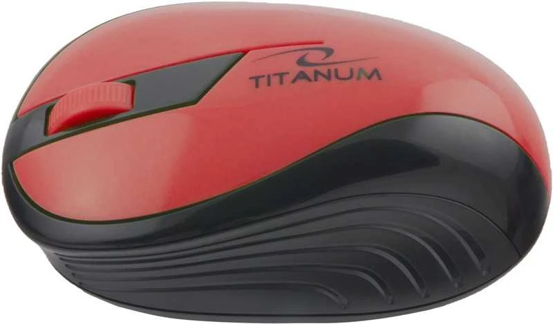 ESPERANZA TITANUM RAINBOW Optinė belaidė pelė 3D 2.4 GHz 1000 DPI 3D Raudona