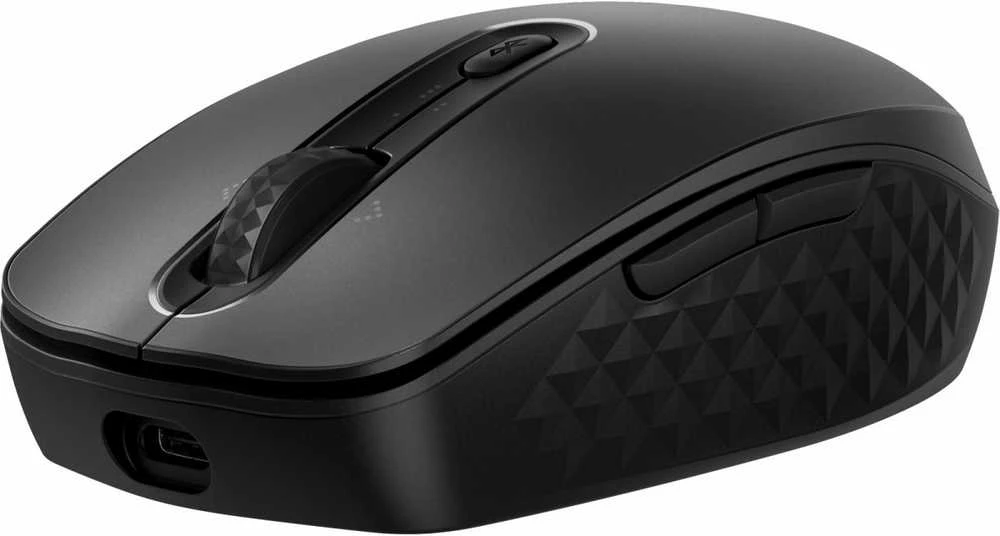 HP 695 Wireless Bluetooth Pelė – belaidis Qi-įkrovimas, programuojamas, 4 krypčių slinkimas – Juodas