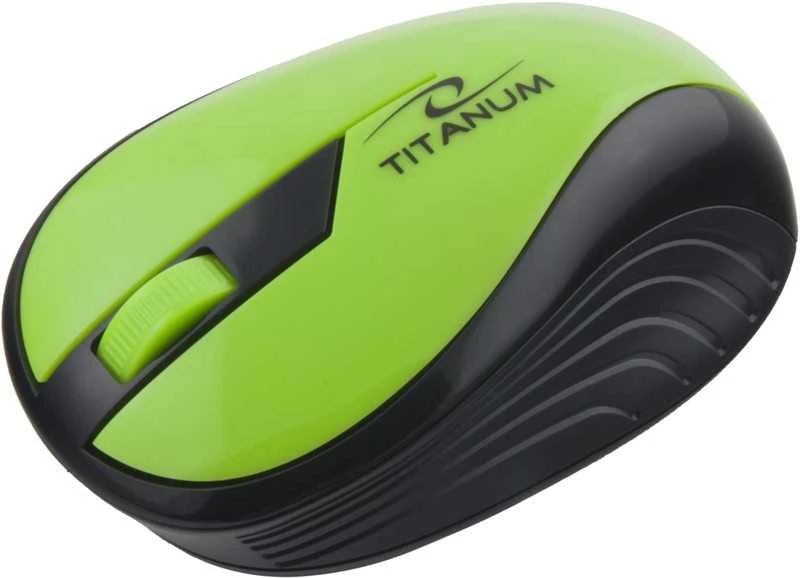 Belaidė pelė Titanum TM114G, žalia