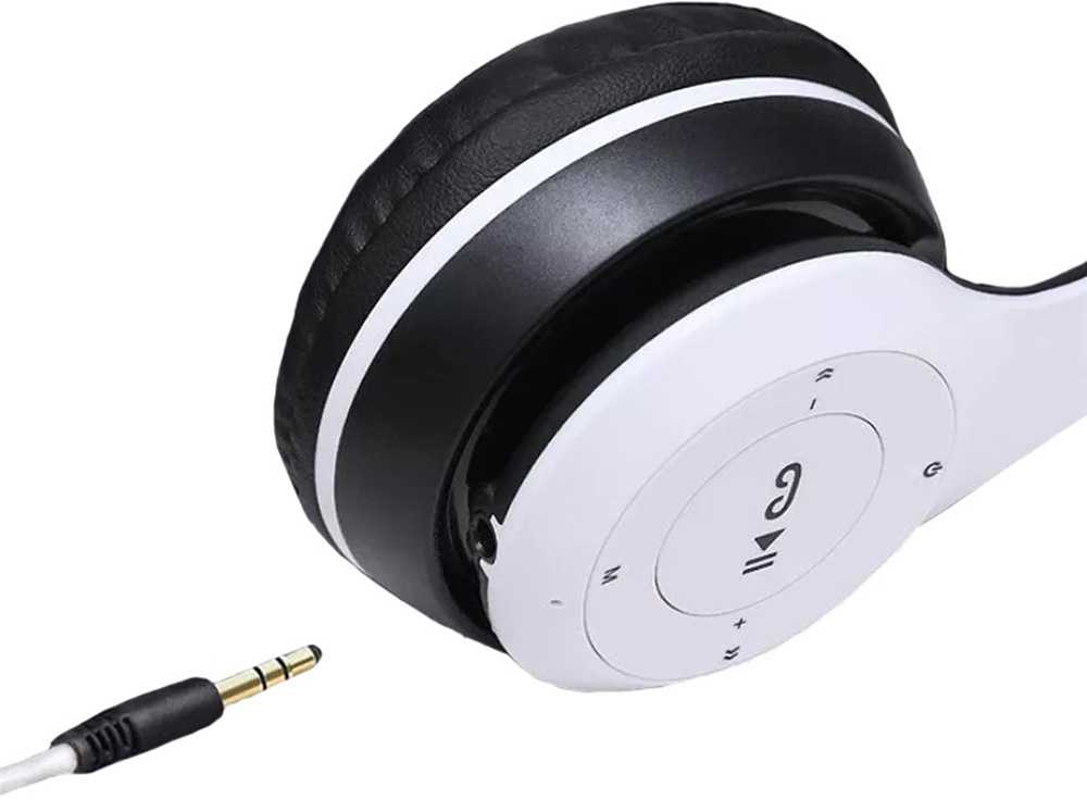 Belaidės ausinės P47 su Bluetooth ir mikrofonu