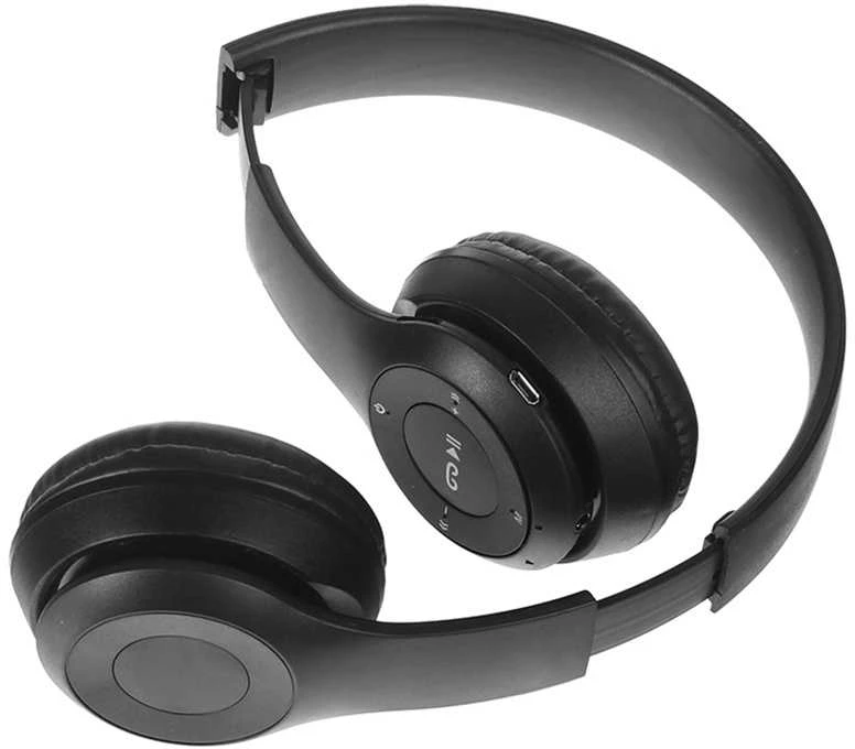 Belaidės ausinės P47 su mikrofonu ir Bluetooth