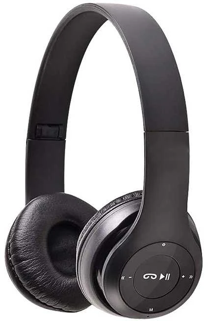 Belaidės ausinės P47 su mikrofonu ir Bluetooth
