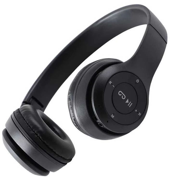 Belaidės ausinės P47 su mikrofonu ir Bluetooth
