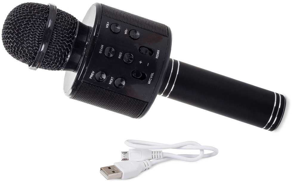 Belaidis mikrofonas karaoke su Bluetooth ir garsiakalbiu