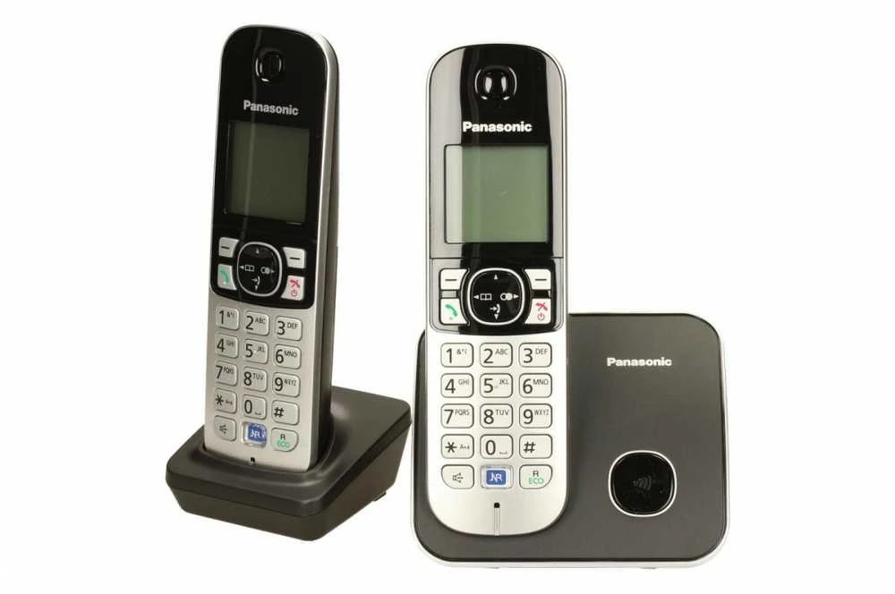 Panasonic KX-TG681 DECT telefonas Juodas,Sidabrinis
