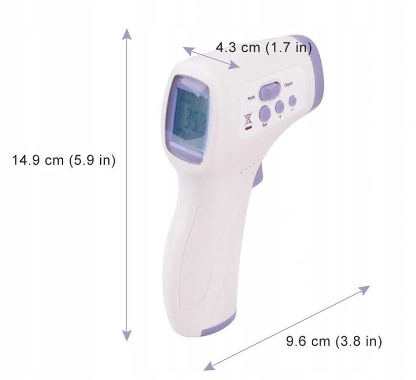 Bevielis termometras CK-T1501 su infraraudonaisiais spinduliais