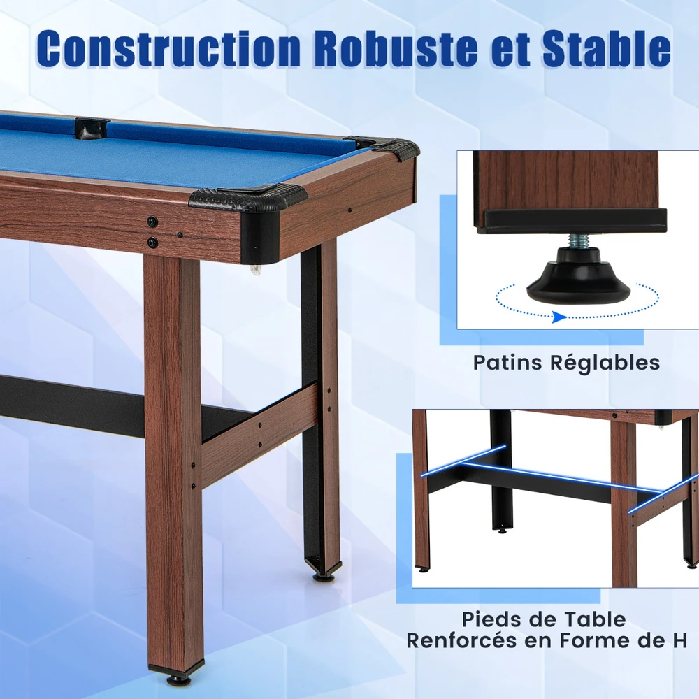 Biliardo stalas 122 cm
