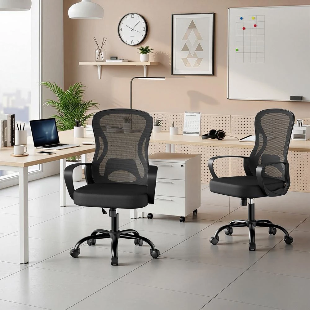 Songmics Biuro kėdė 60 x 60 x (95,5–105,5) cm