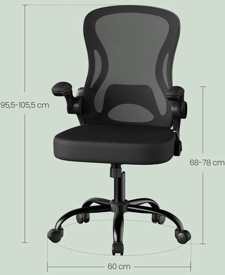 Biuro kėdė 60 x 60 x (95,5–105,5) cm
