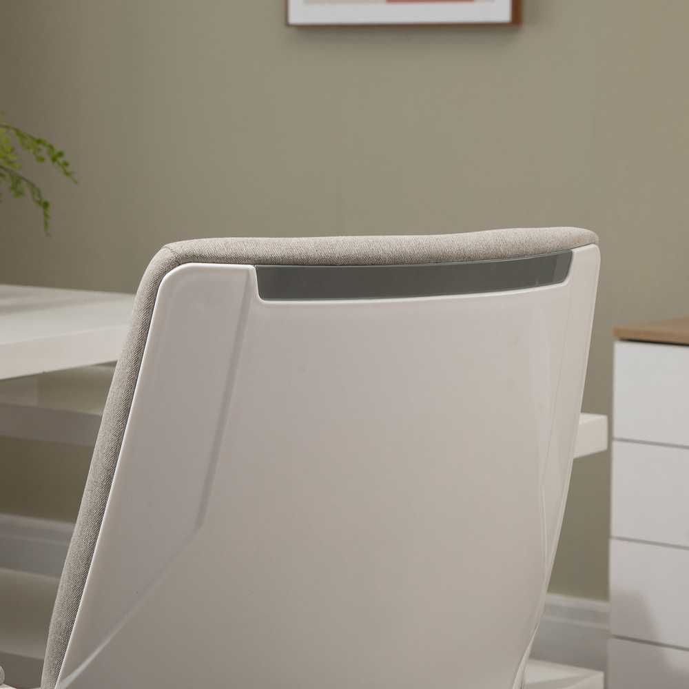 Vinsetto biuro kėdė su supimosi funkcija, reguliuojamu aukščiu, storu paminkštinimu, ergonomiška, 360° besisukantys ratukai, 62x69x92-100 cm