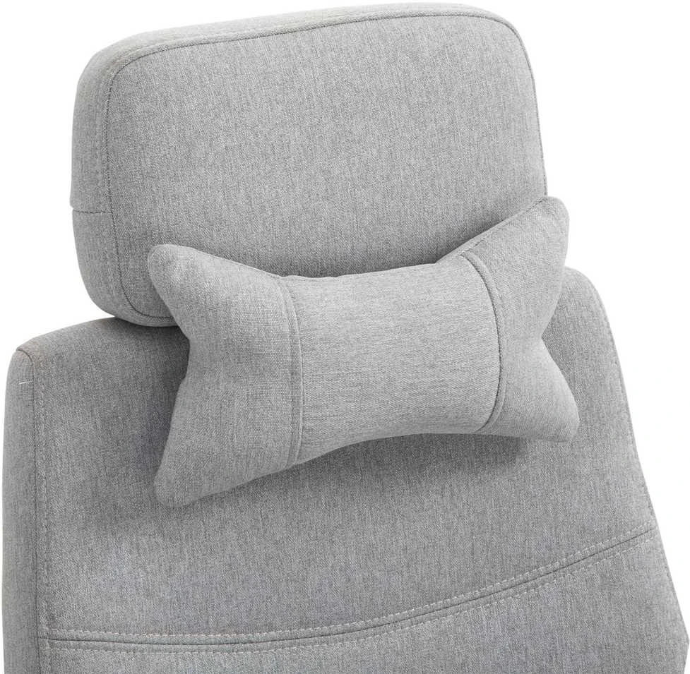 Vinsetto biuro kėdė, žaidimų kėdė, kėdė su ratukais, ergonomiškas dizainas, poliesteris, porolonas, fanera, plastikas, 62 x 68 x 117-127 cm