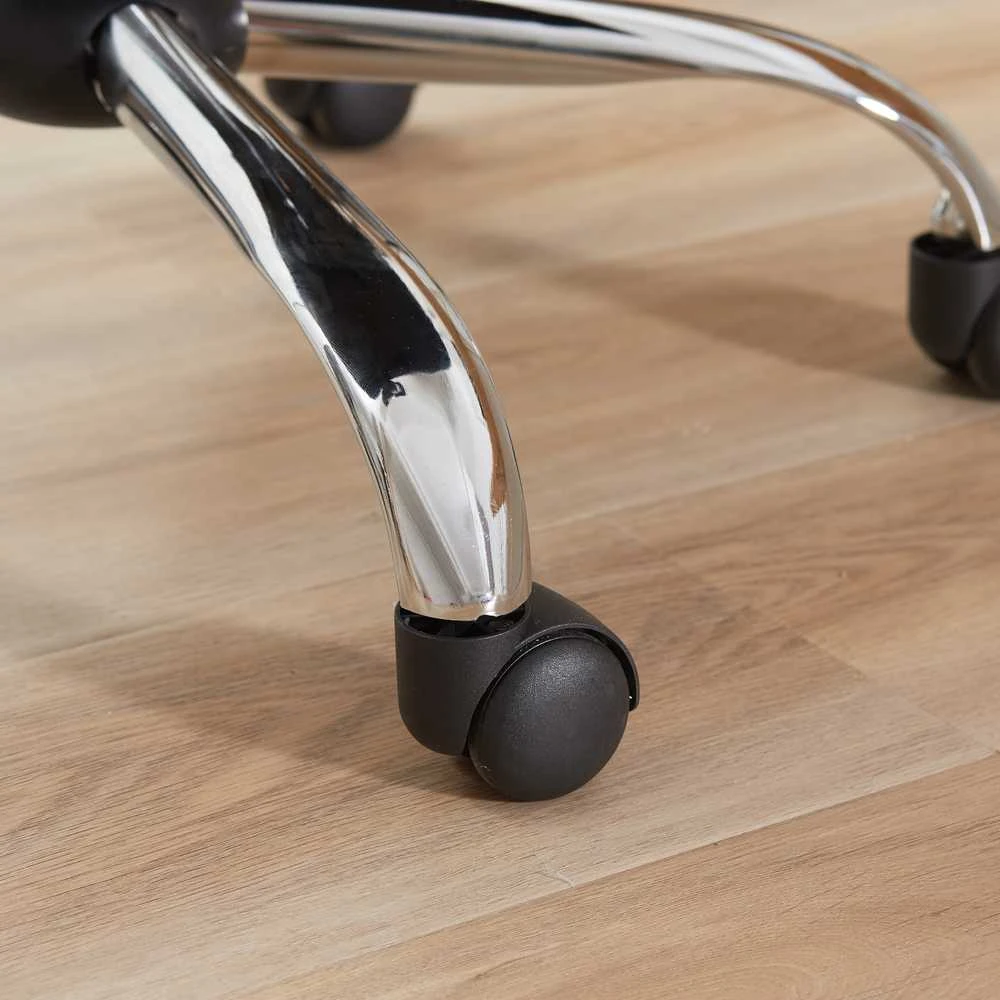 HOMCOM ergonominė biuro kėdė, žaidimų kėdė, pasukama kėdė su supimosi funkcija, reguliuojamo aukščio darbo kėdė, porolonas, tinklelis, juoda