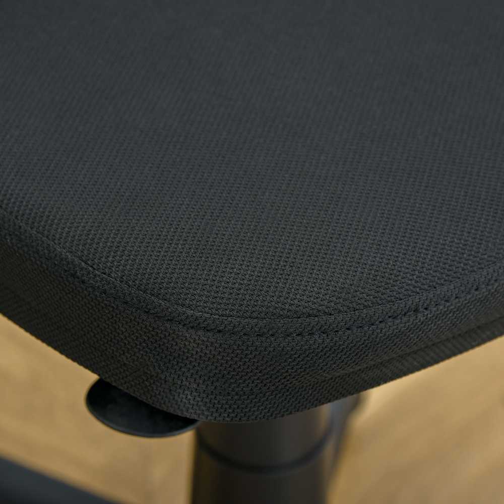 Vinsetto biuro kėdė, ergonomiška darbo kėdė, reguliuojamo aukščio besisukanti kėdė, taupanti vietą, juoda