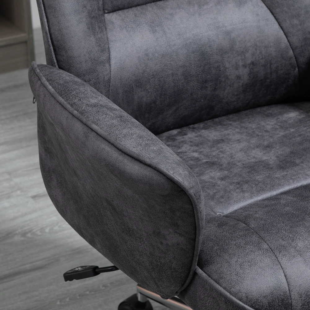 Vinsetto Ergonomiška biuro kėdė su supimo funkcija, reguliuojamo aukščio, keliamoji galia iki 120 kg, 67x69x92-102 cm