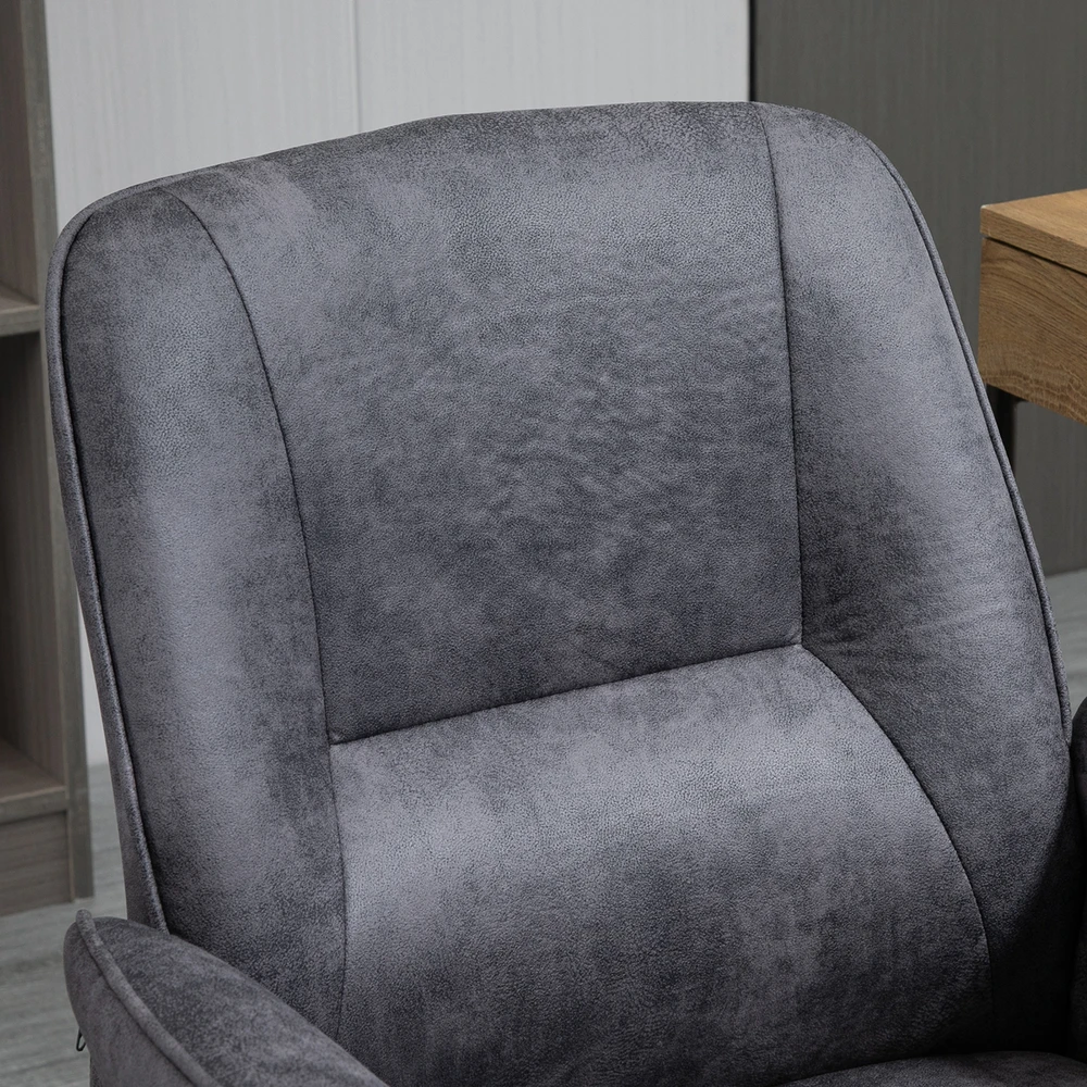Vinsetto Ergonomiška biuro kėdė su supimo funkcija, reguliuojamo aukščio, keliamoji galia iki 120 kg, 67x69x92-102 cm