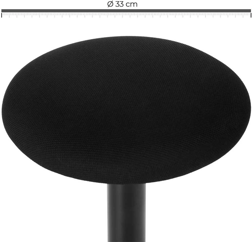 Songmics Darbo taburetė 50-65 cm juoda