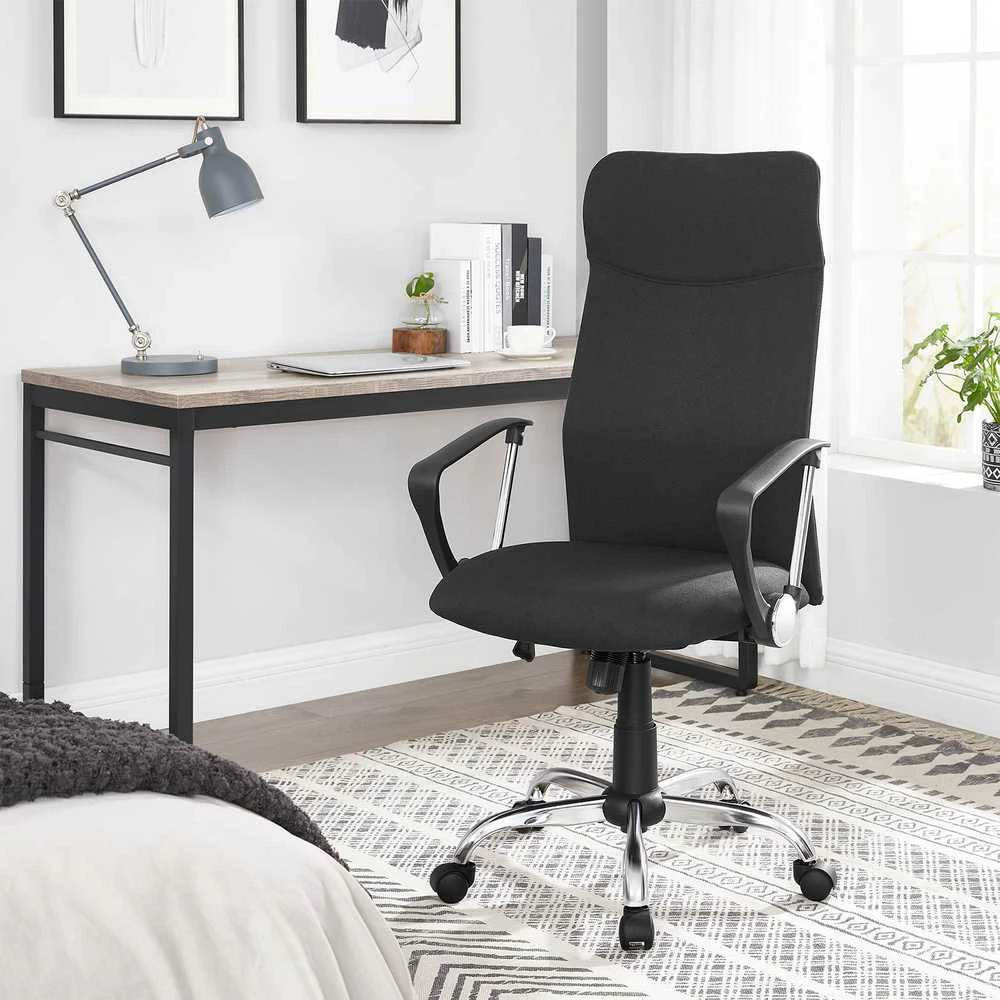 Biuro kėdė SONGMICS juoda 63 x 63 x (110-120) cm