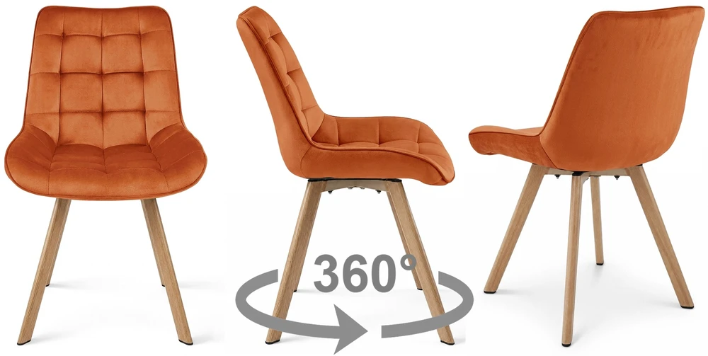 Leobert Biuro kėdė su 360° sukama sėdyne 53 × 59 × 86 cm, 1 vnt.