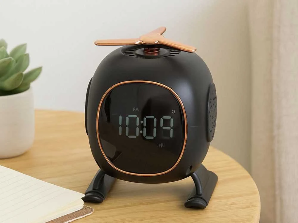 Bluetooth garsiakalbis su aromaterapija ir žadintuvu
