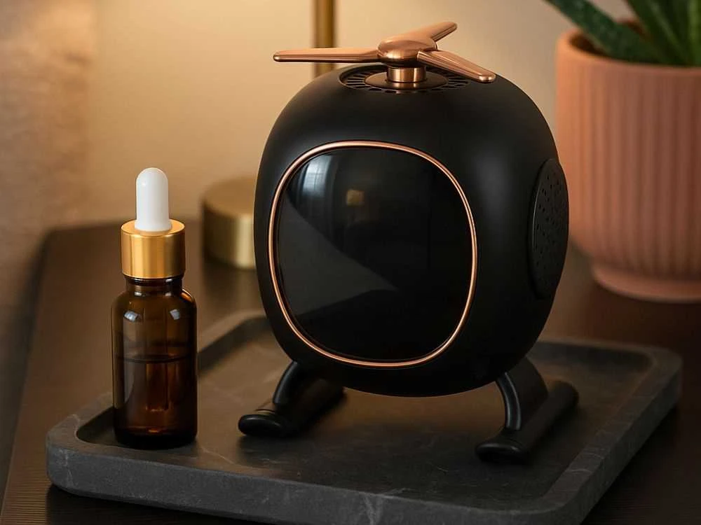 Bluetooth garsiakalbis su aromaterapija ir žadintuvu