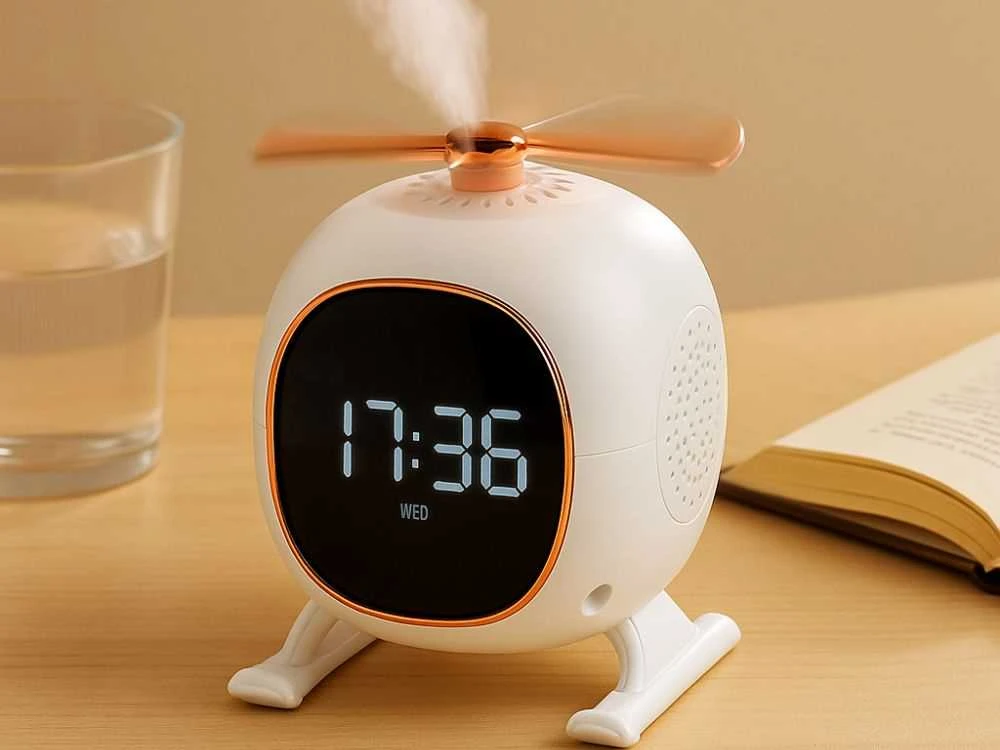 Bluetooth garsiakalbis su aromaterapija ir žadintuvu
