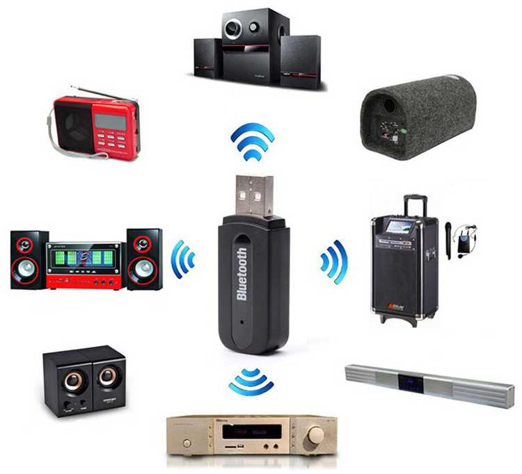 Bluetooth garso imtuvas su USB ir AUX jungtimi