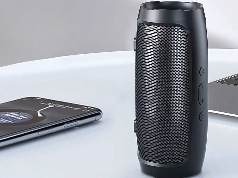 Bluetooth kolonėlė Charge Mini 3+ su FM radiju, 20W, juoda