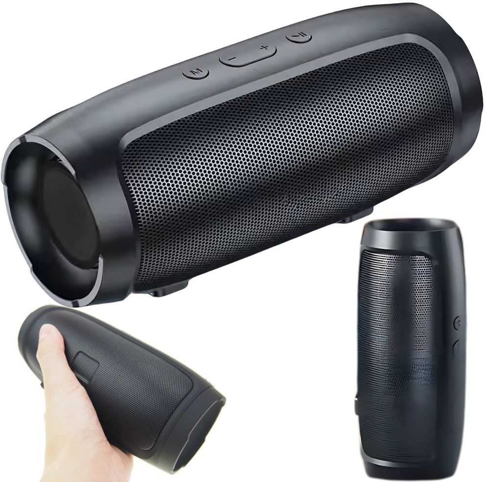 Bluetooth kolonėlė Charge Mini 3+ su FM radiju, 20W, juoda