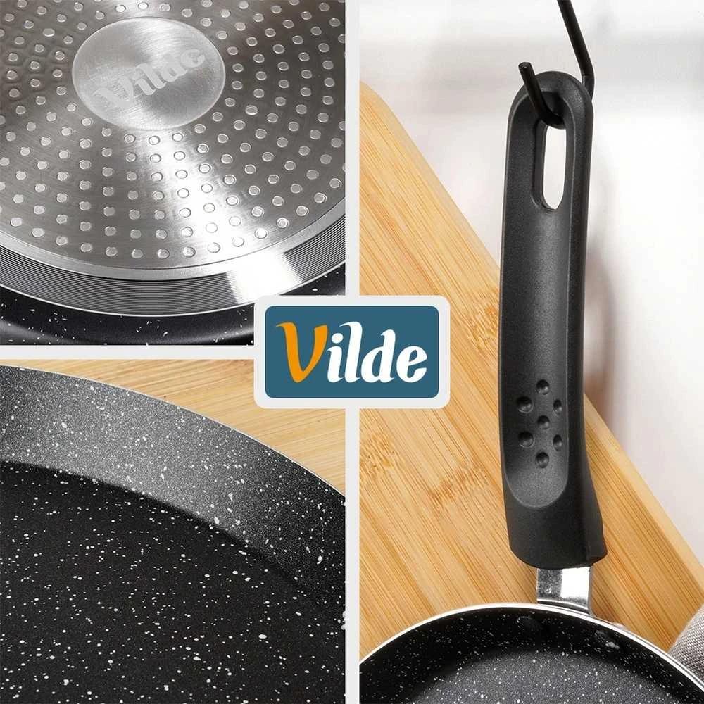 Vilde Granitinė Crepe Ketaus Panninė 28 cm
