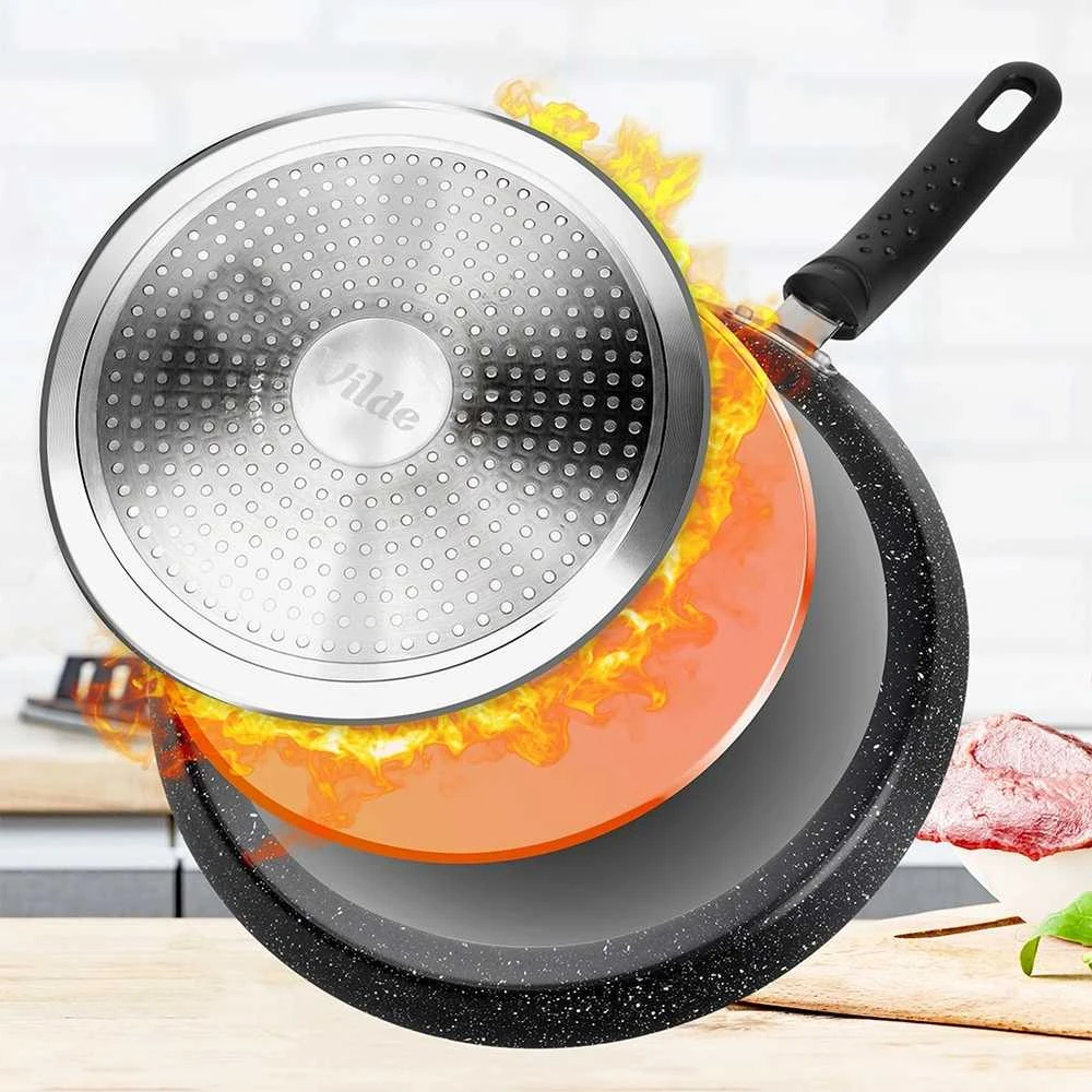 Vilde Granitinė Crepe Ketaus Panninė 28 cm