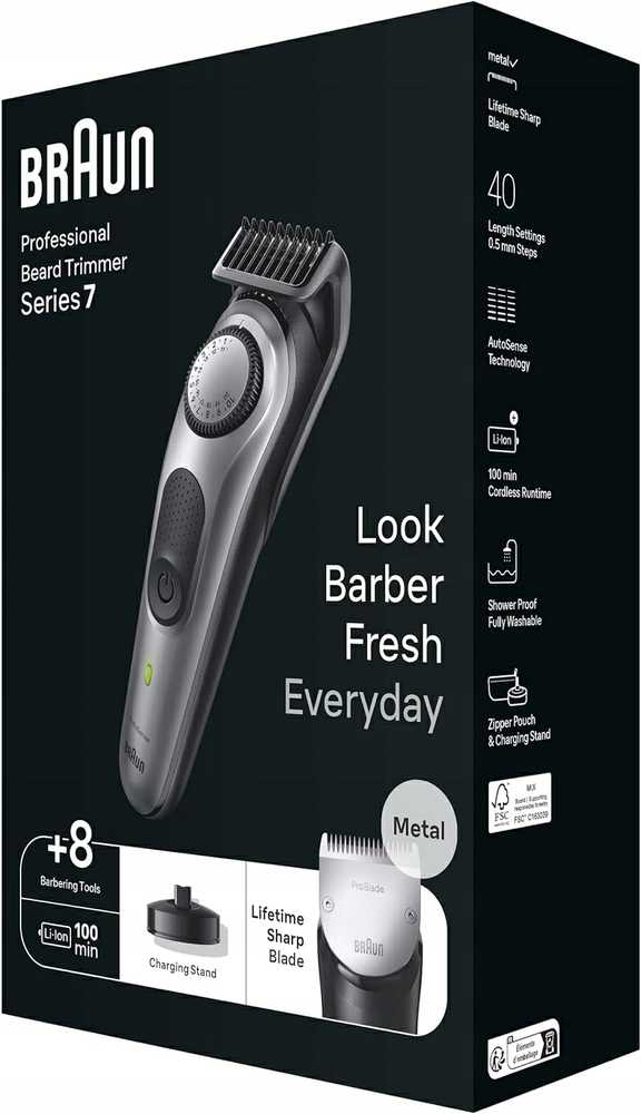 Braun BeardTrimmer 7 skustuvas, 1 vnt.