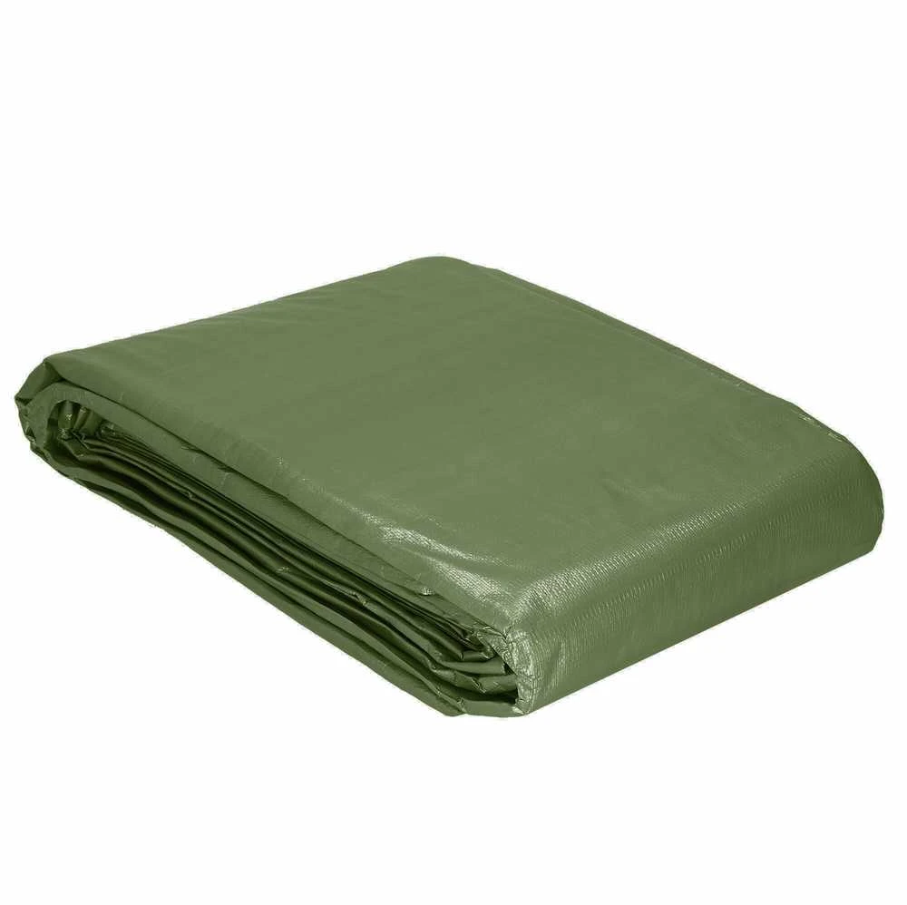 Springos Brezentas 6x9m 120g/m2 žalias polietileno