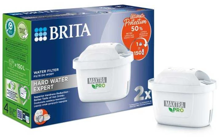 Brita Maxtra+ Hard Vanduo Expert 2x Mechaninis vandens filtras Balta