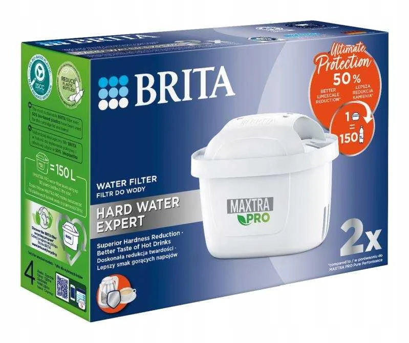 Brita Maxtra+ Hard Vanduo Expert 2x Mechaninis vandens filtras Balta
