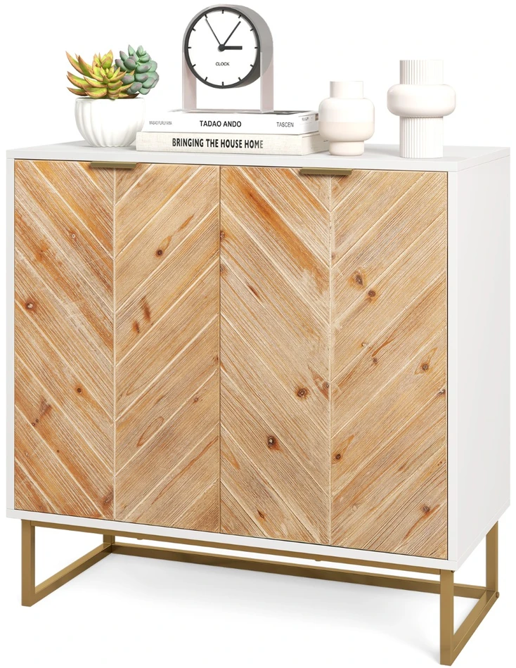 Bufetas 80 x 40 x 80 cm baltas