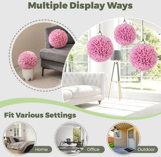 Buksmedžio rutuliai 28 cm 2 vnt.