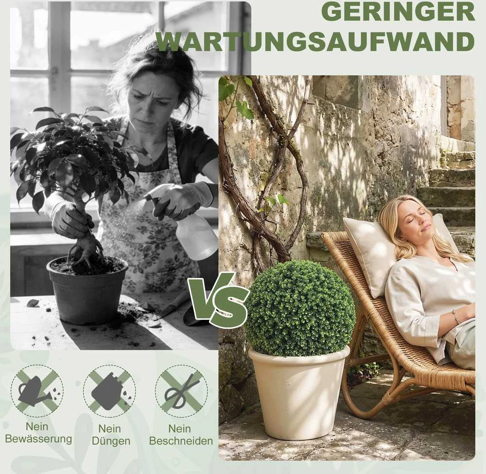Buksmedžio rutulys Ø52 cm 2 vnt.
