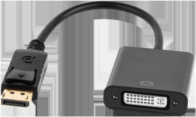DisplayPort į DVI adapteris, juodas