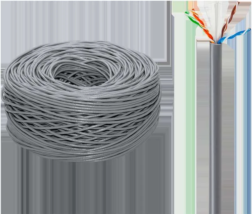Varinis kompiuterio kabelis - vytos poros UTPCat6e Cabletech
