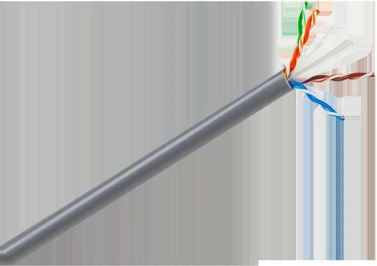 Varinis kompiuterio kabelis - vytos poros UTPCat6e Cabletech