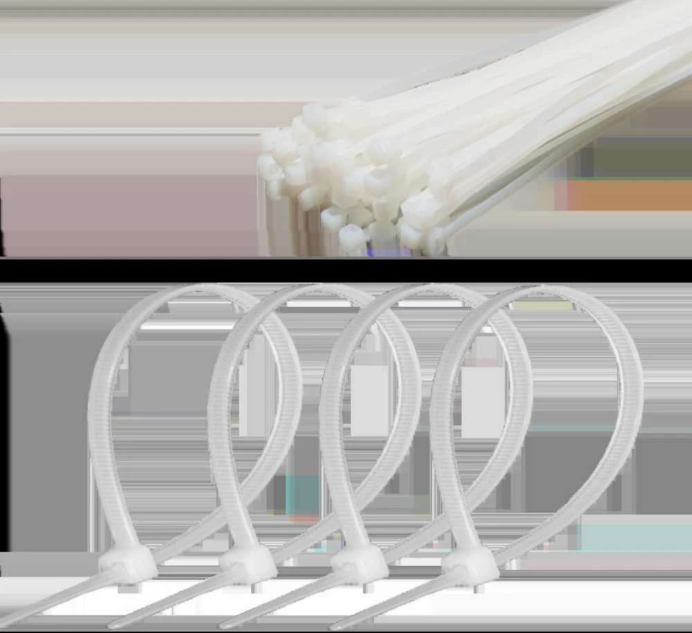 Cabletech laidų tvirtinimo dirželiai 4.8mm 35cm Balta
