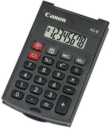 Canon AS-8 skaičiuotuvas Kišenė Skaičiuotuvo ekranas Pilka
