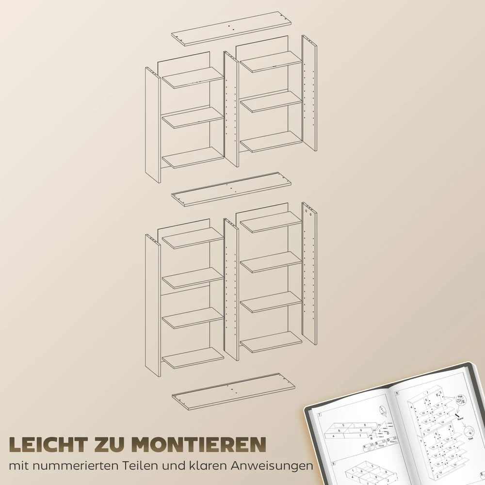 CD lentyna 175 x 78,5 x 24 cm