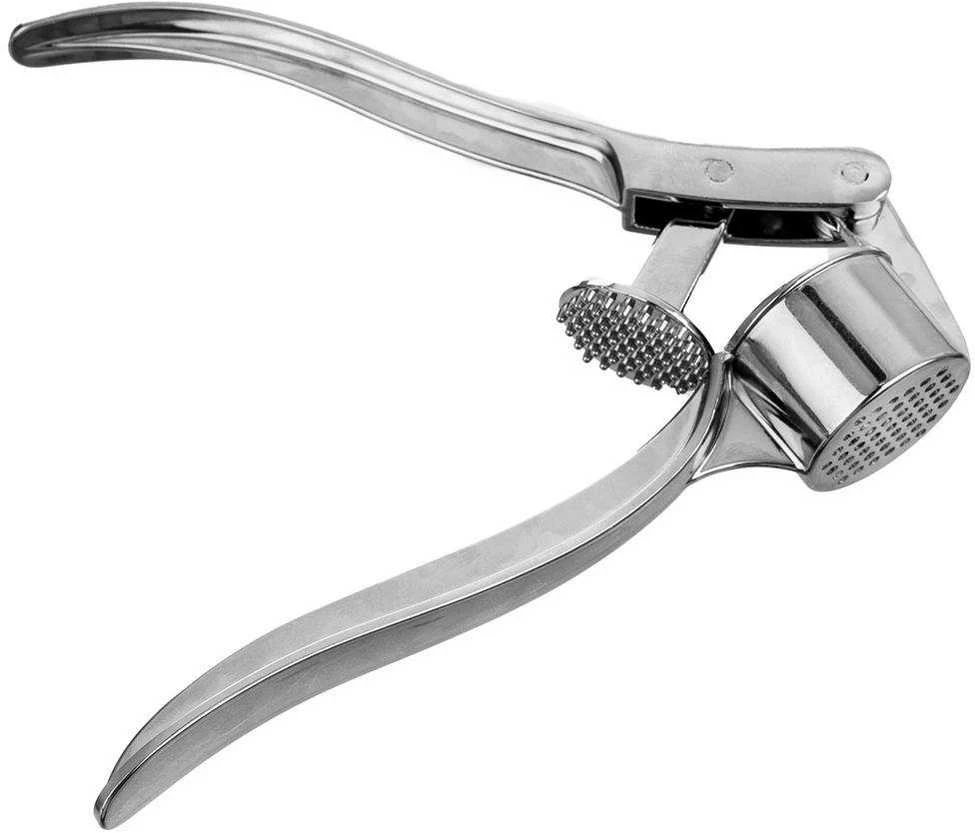 Orion Česnakų presas metalinis LUXY 15 cm sidabrinis