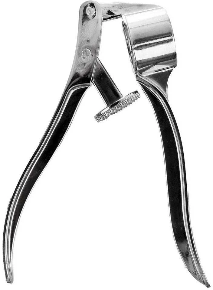 Orion Česnakų presas metalinis LUXY 15 cm sidabrinis