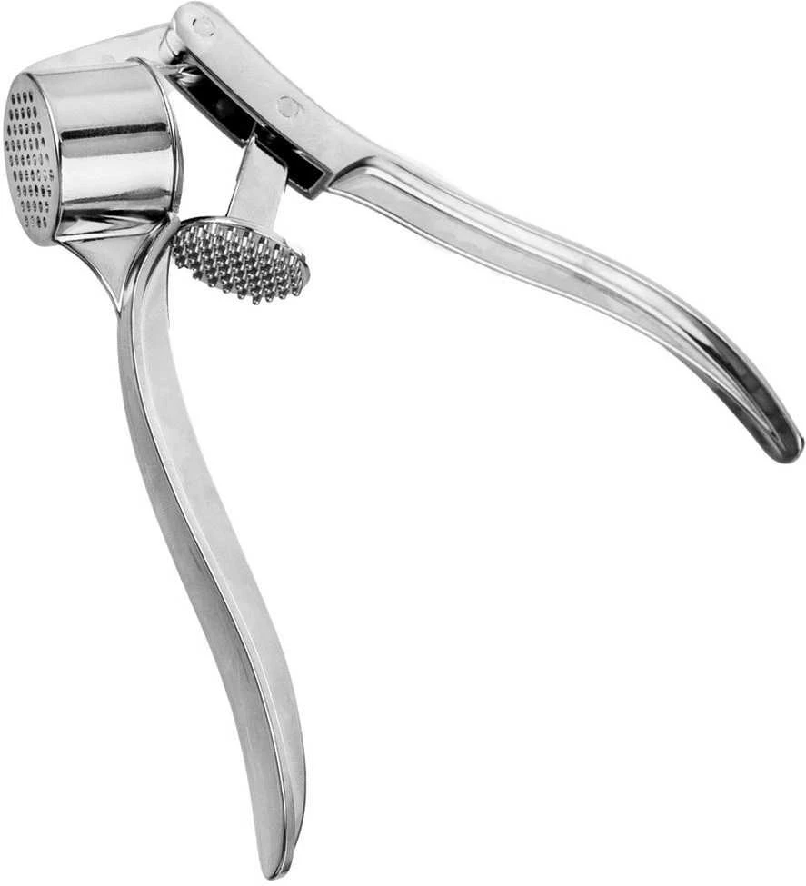 Orion Česnakų presas metalinis LUXY 15 cm sidabrinis