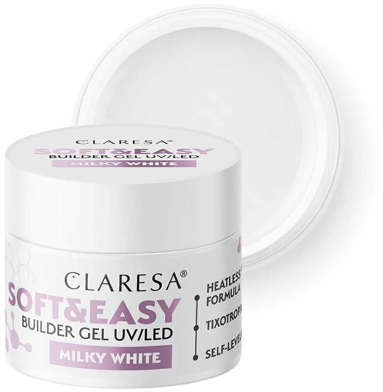 Activeshop Claresa statybinis gelis soft&easy, pieno baltumo 45g