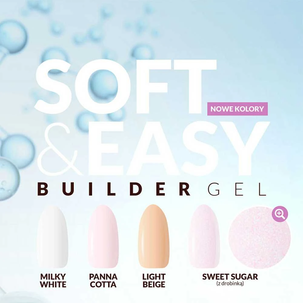 Activeshop Claresa statybinis gelis soft&easy, pieno baltumo 45g