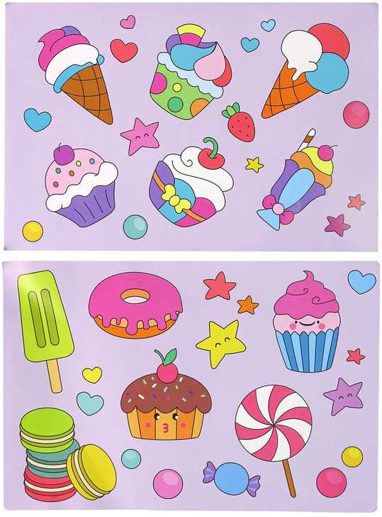 Lean Cars CREAM Kūrybinis rinkinys Stained Glass Window Fusing Paint Ice Kreminis Sweets 3D